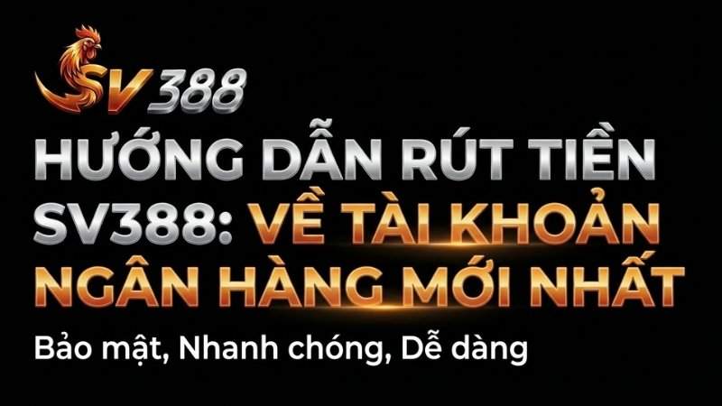 Hướng Dẫn Rút Tiền SV388: Về Tài Khoản Ngân Hàng Mới Nhất