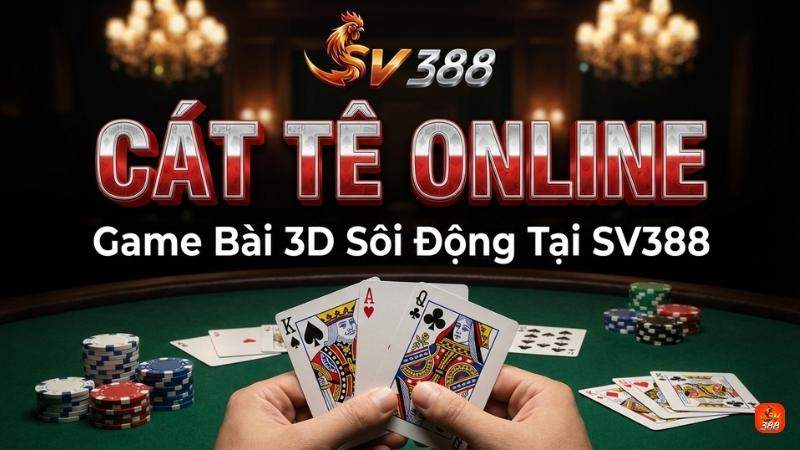 Cát Tê Online: Game Bài 3D Sôi Động Tại SV388