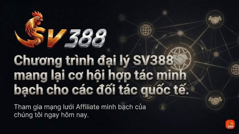 Chính Sách Đại Lý SV388: Hoa Hồng Khủng Lên Đến 80%