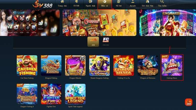 Hướng dẫn cách chơi Bắn Cá Disco tại bắn cá SV388