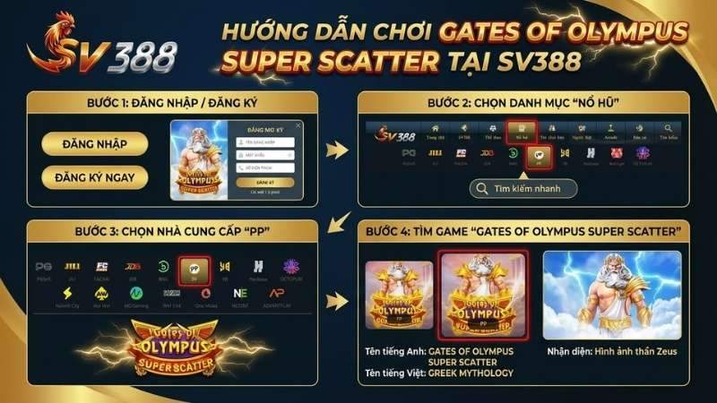 Hướng dẫn tham gia nổ hũ Thần Thoại Hy Lạp tại SV388
