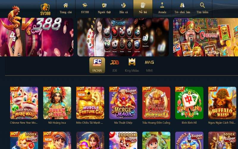 Nổ hũ SV388 là sân chơi quay hũ trực tuyến nhận thưởng hấp dẫn Nổ hũ SV388 là sân chơi quay hũ trực tuyến nhận thưởng hấp dẫn